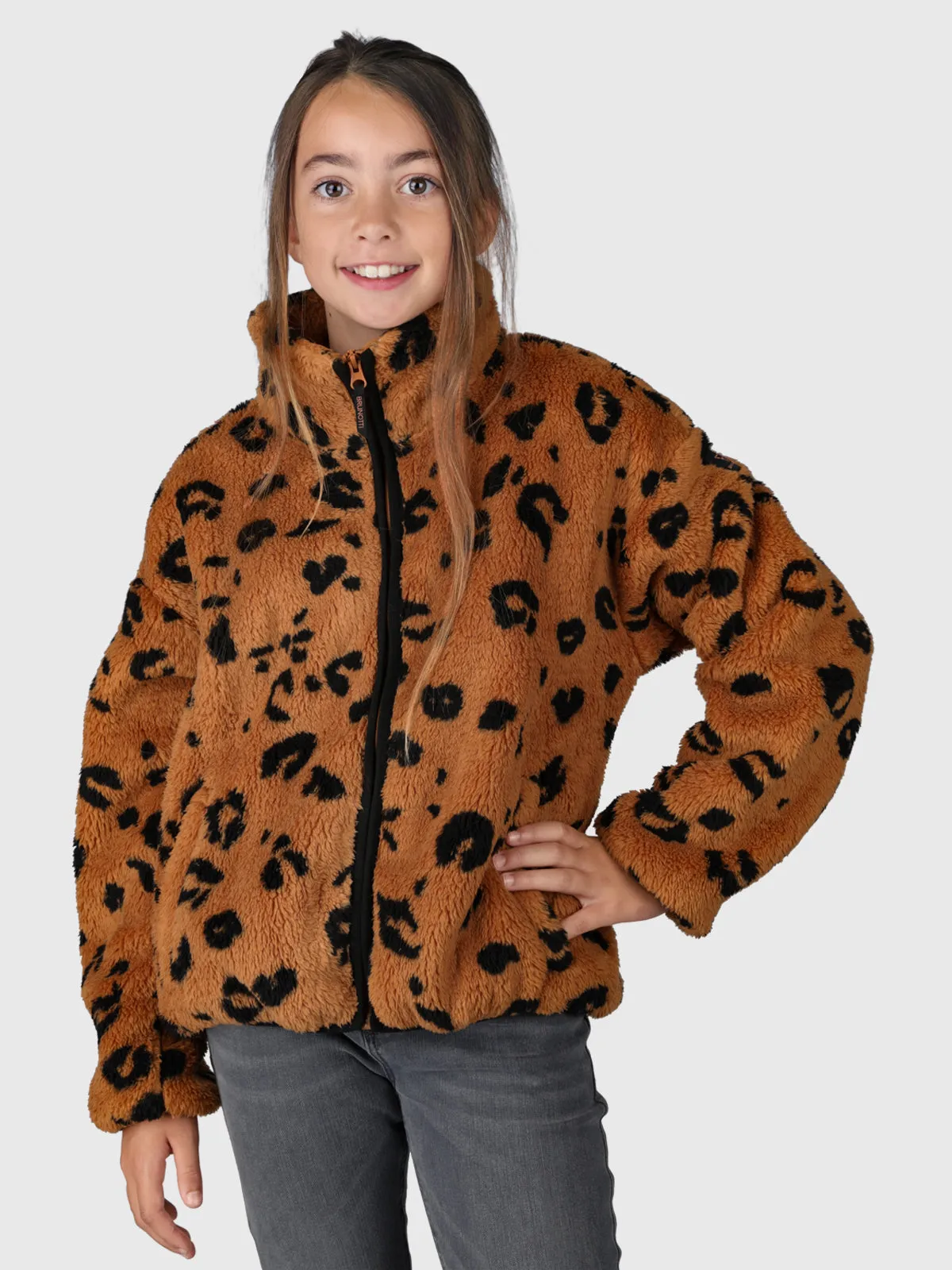 Huntressa-AO Girls Teddy Jacket | Panter Print