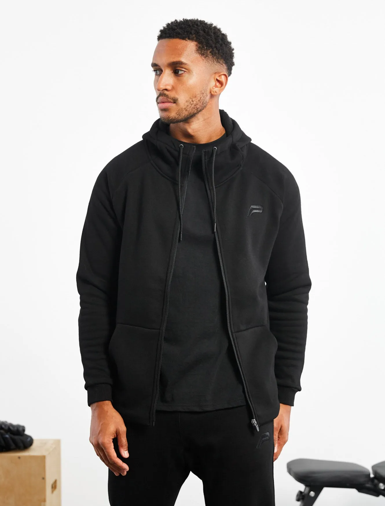 Icon Tapered Jacket - Black