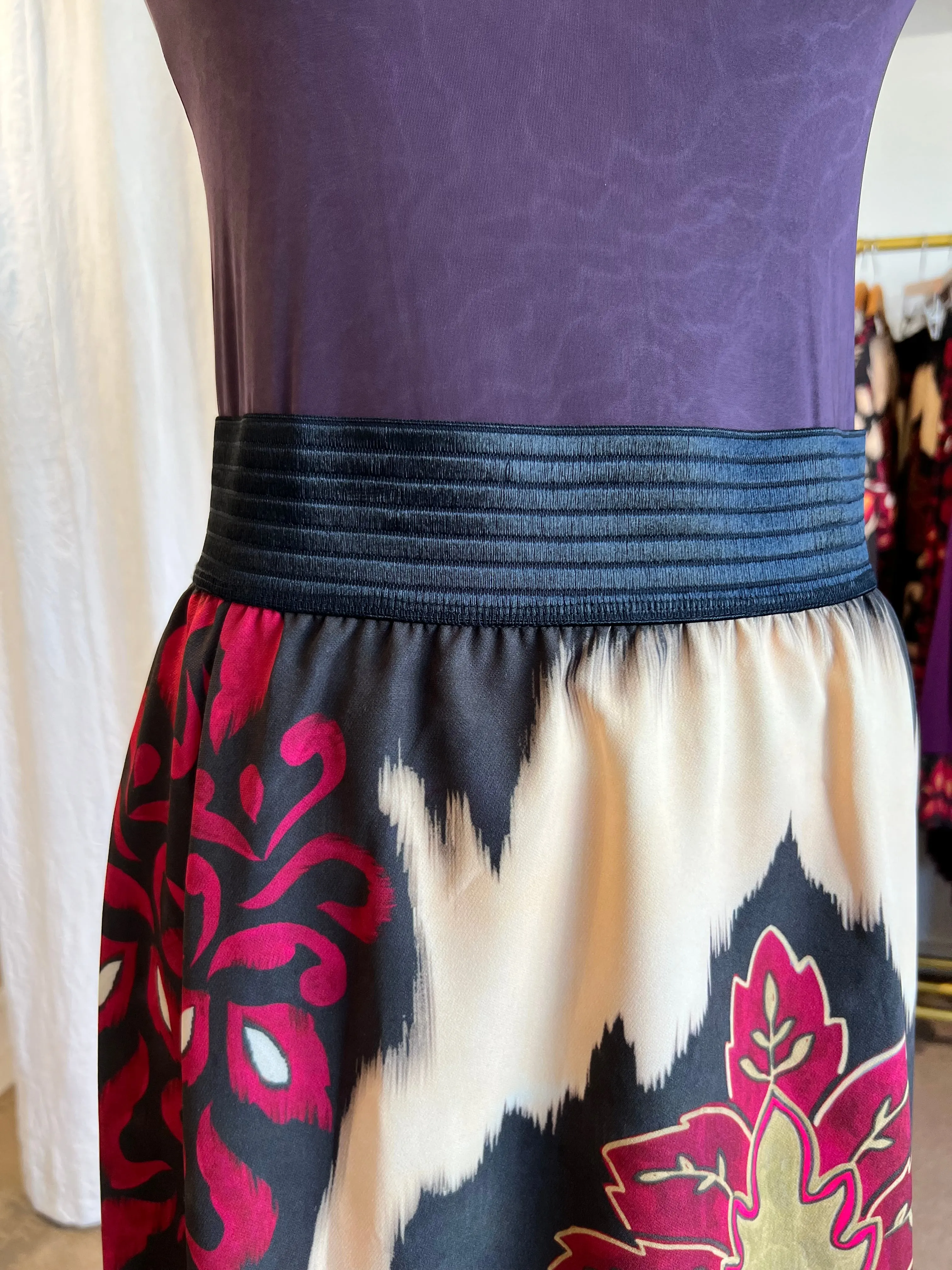 Ikat Print Skirt