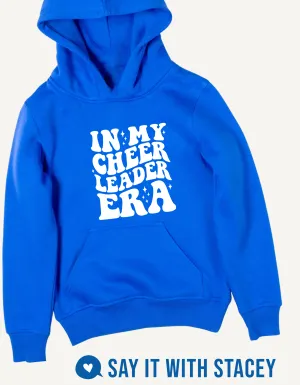 In my cheerleading era Royal Blue Youth Hoodie