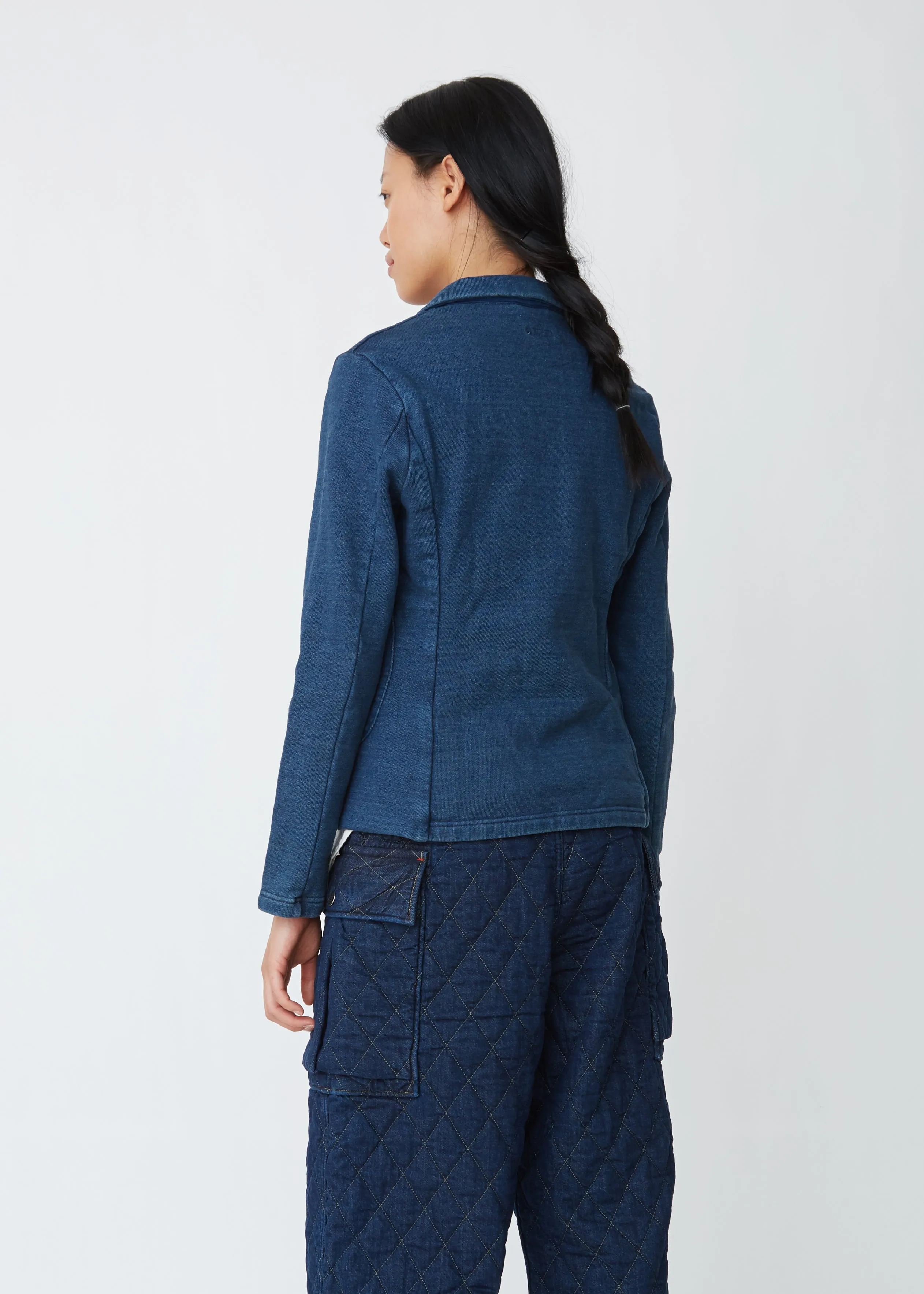 Indigo Fleece Farm Blazer