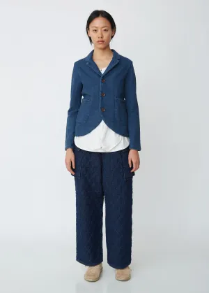 Indigo Fleece Farm Blazer