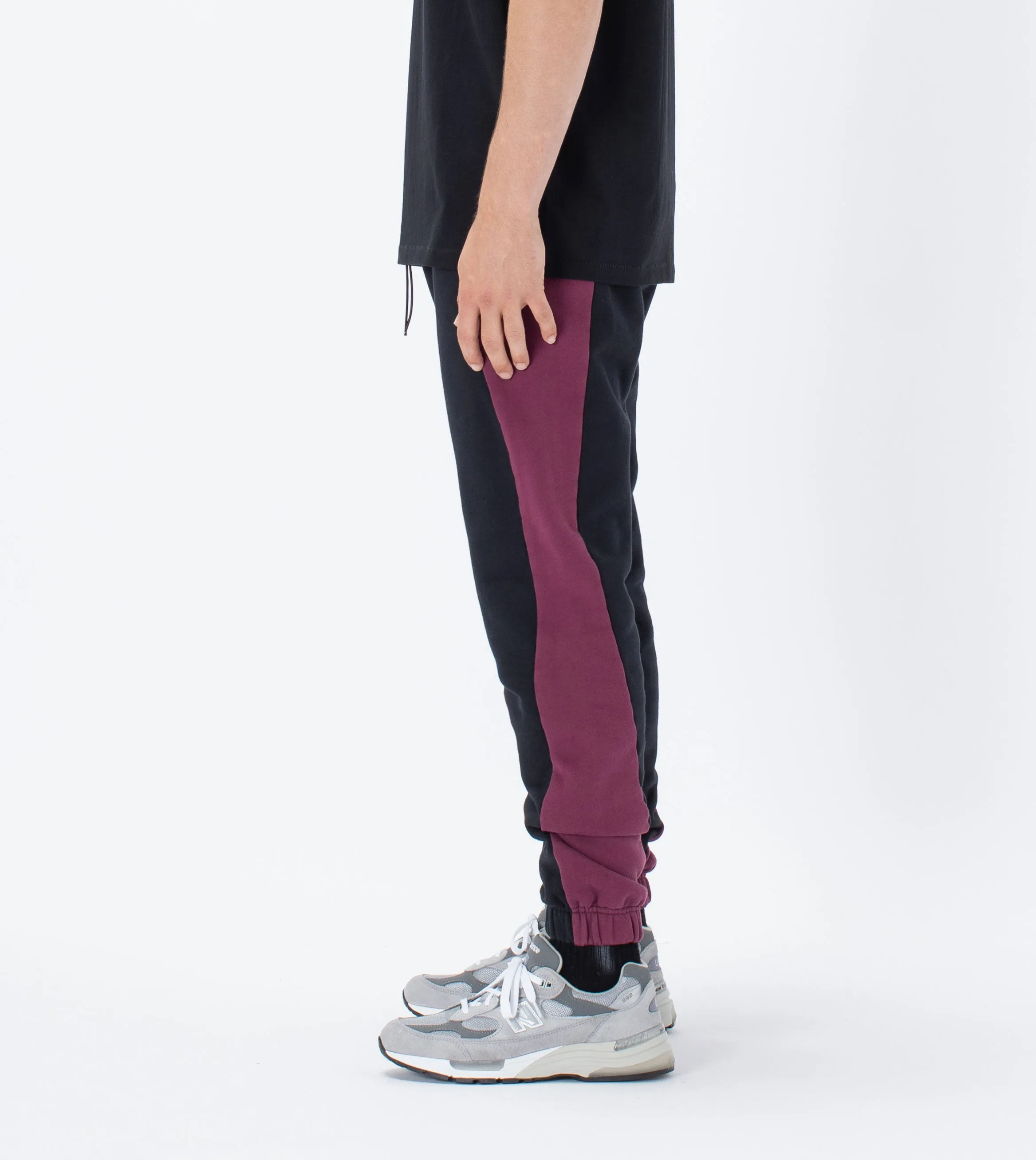 Jumpa Track Jogger Black/Boysenberry