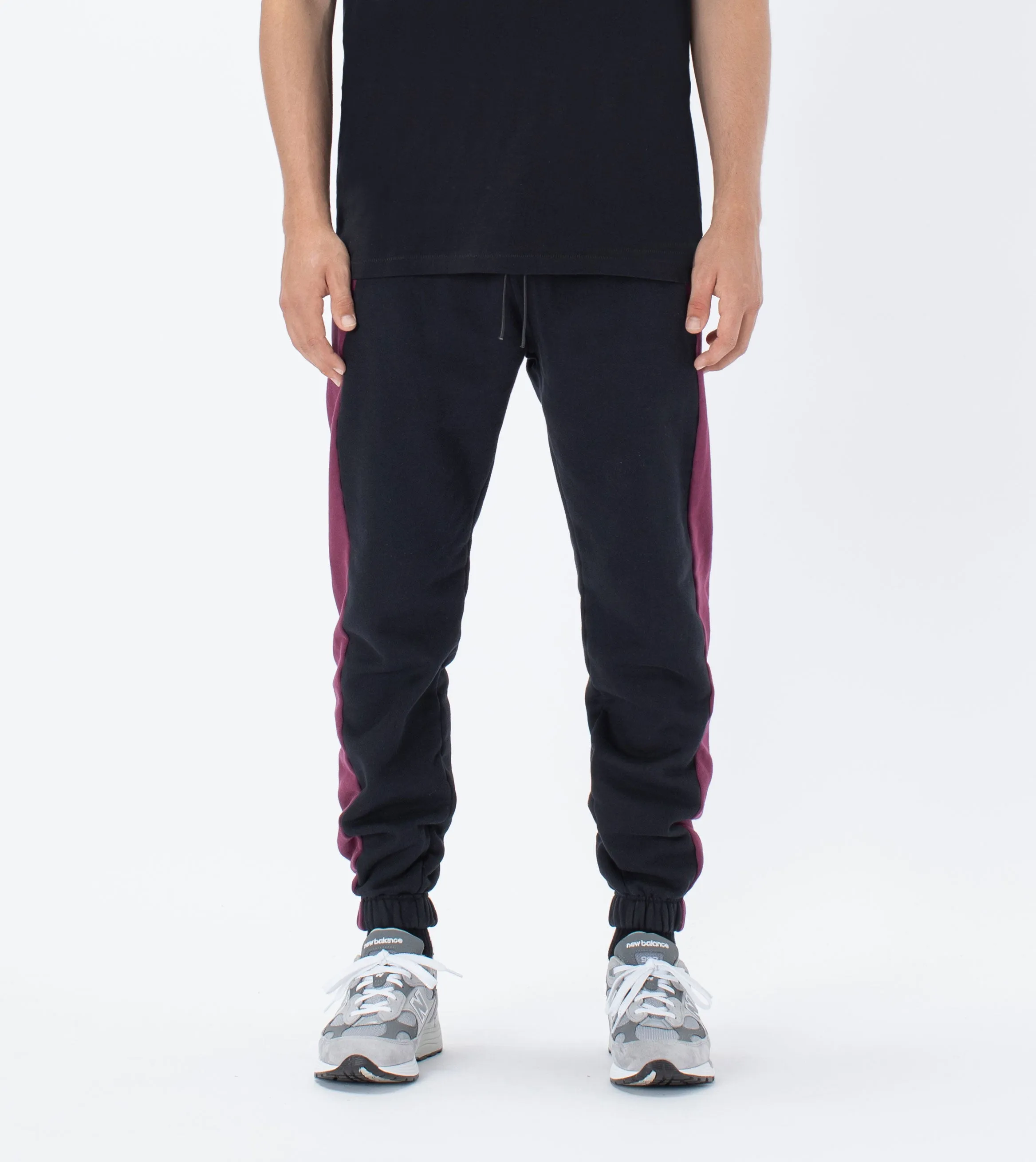 Jumpa Track Jogger Black/Boysenberry