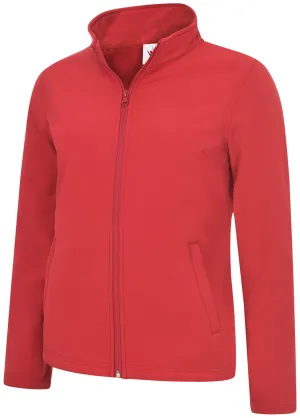 Ladies Classic Full Zip Soft Shell Jacket | Red