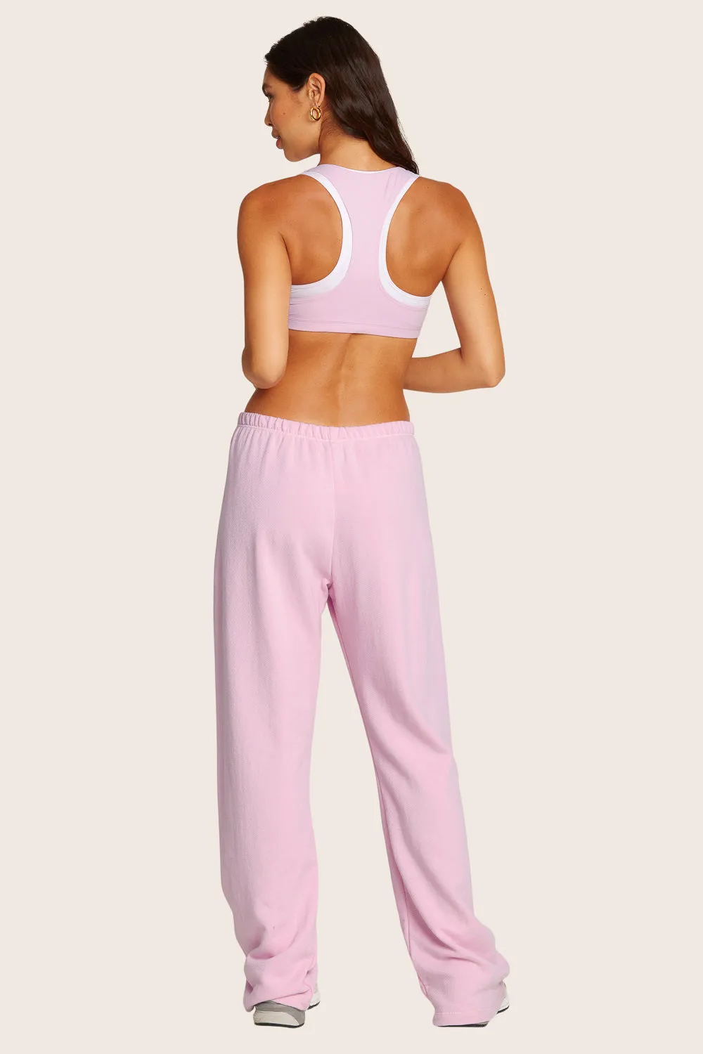 LIGHTWEIGHT SWEATS CLASSIC STRAIGHT LEG SWEATPANTS - PRIMROSE