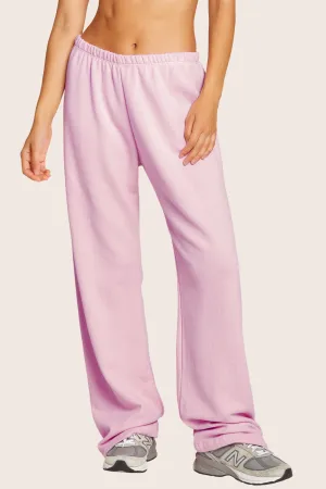 LIGHTWEIGHT SWEATS CLASSIC STRAIGHT LEG SWEATPANTS - PRIMROSE