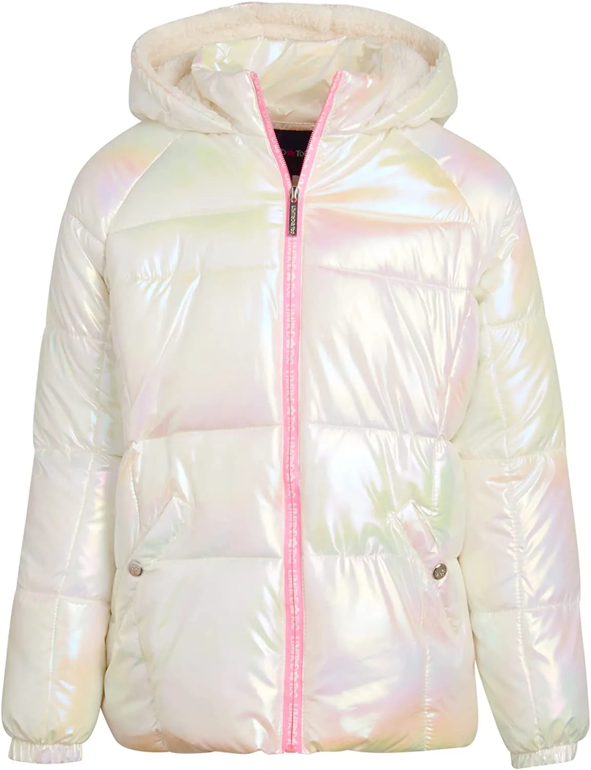 Limited Too Girls' Winter Coat – Fleece Lined Bubble Puffer Windbreaker Parka Jacket (4-16)