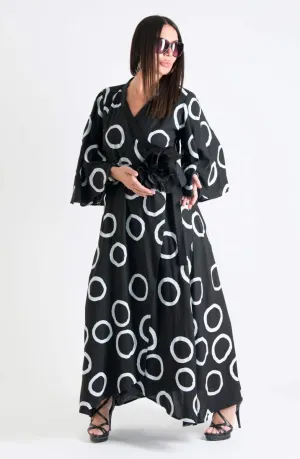 Long Summer Wrap Dress ASTRID