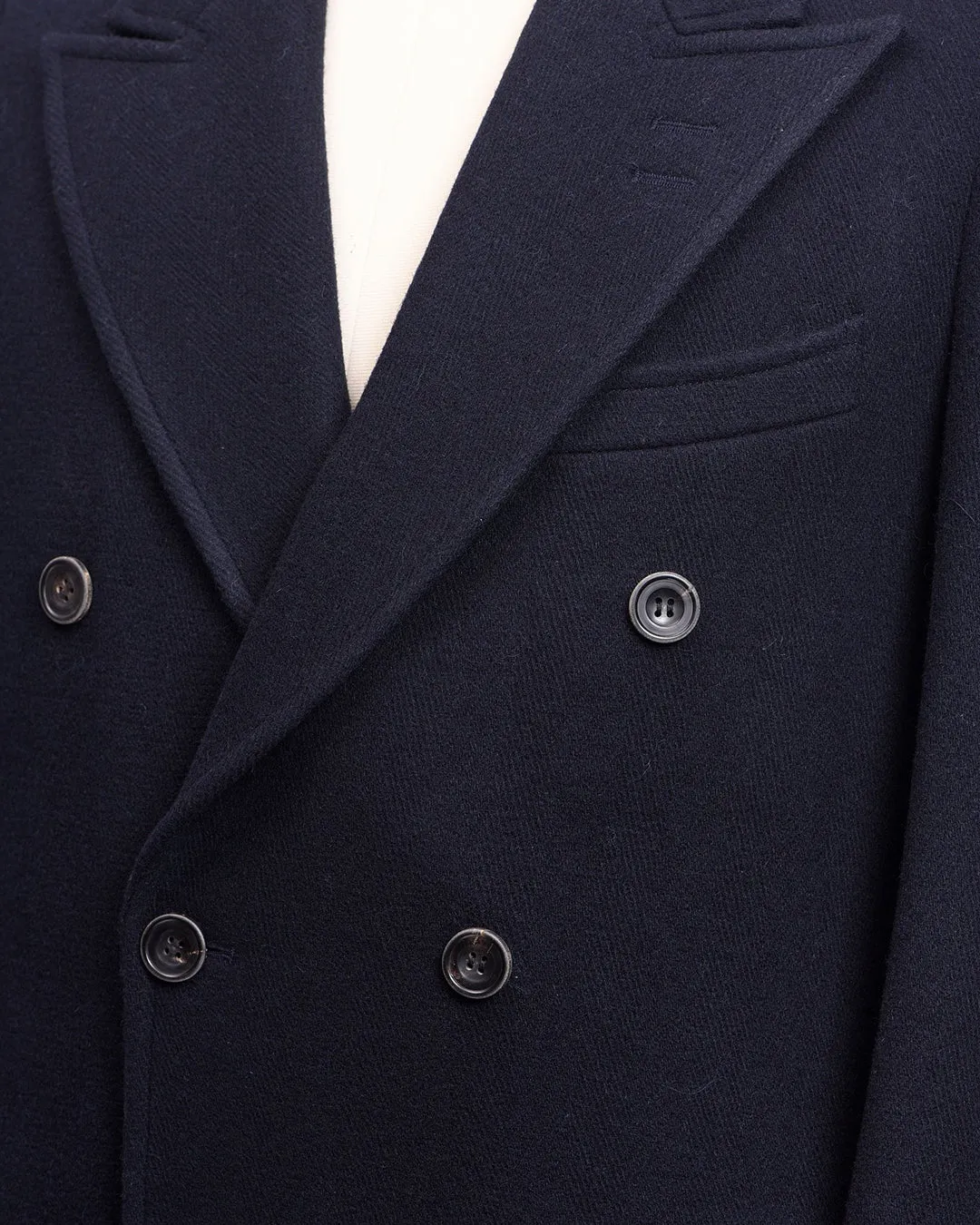 Luxire Wool Navy Over Coat