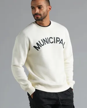 Municipal Origin Fleece Crew - NATURAL