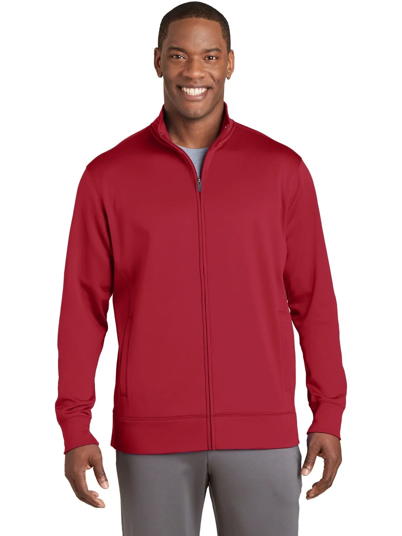 OUTLET-Sport-Tek Sport-Wick Fleece Full-Zip Jacket