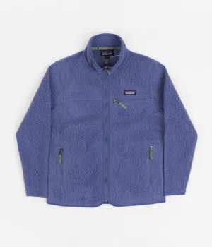 Patagonia Womens Retro Pile Fleece Jacket - Current Blue