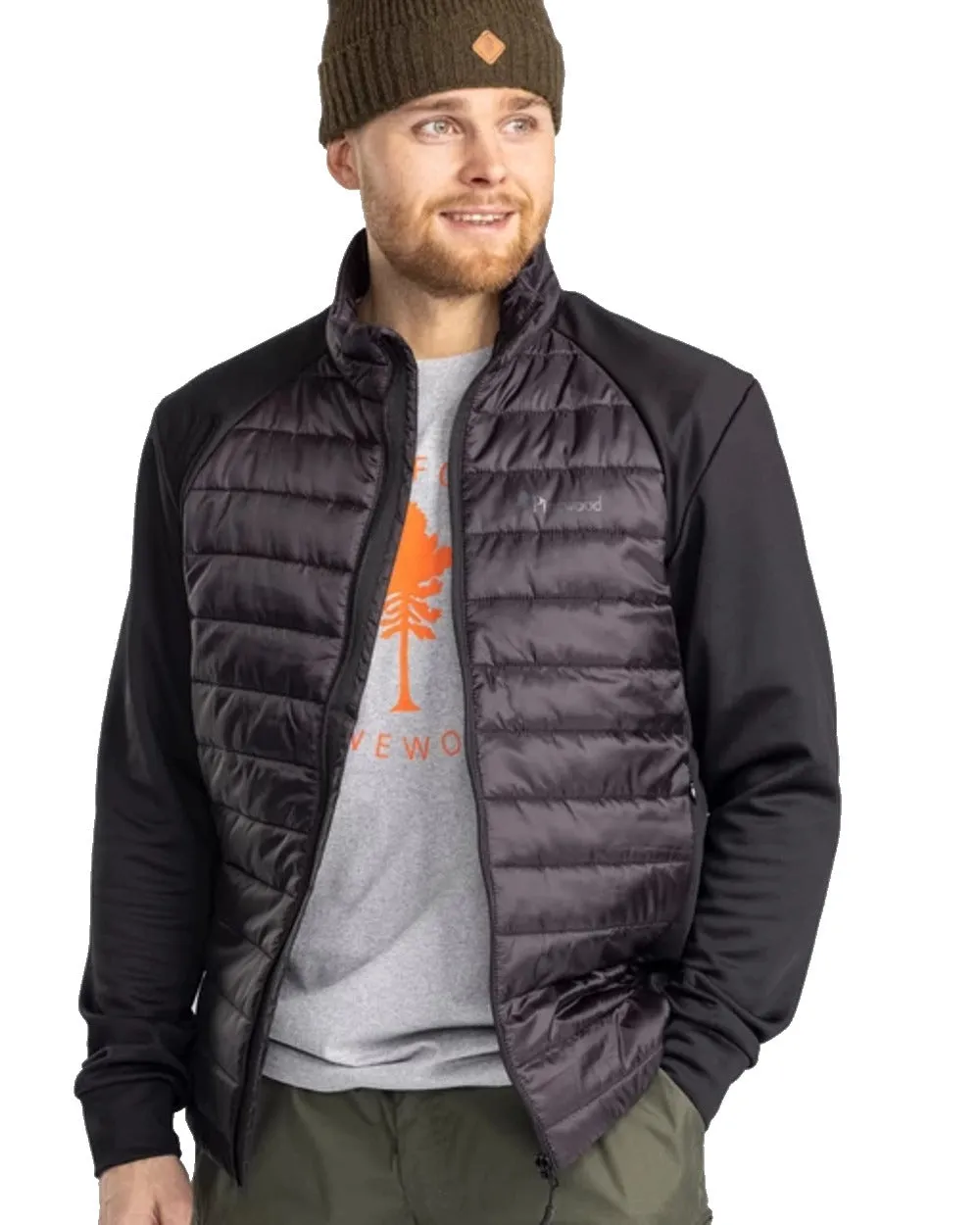 Pinewood Mens Finnveden Hybrid Power Fleece Jacket