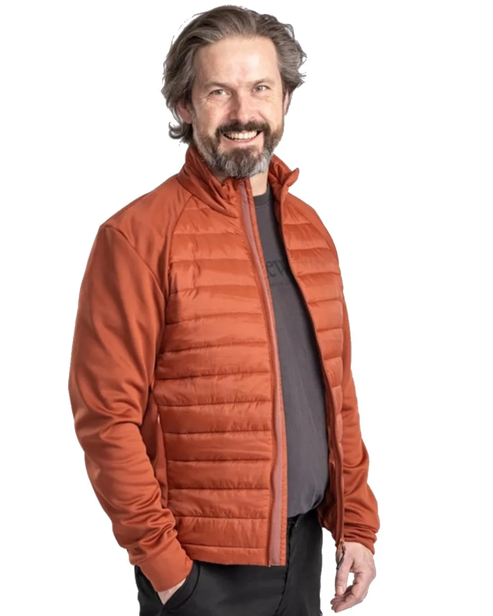 Pinewood Mens Finnveden Hybrid Power Fleece Jacket