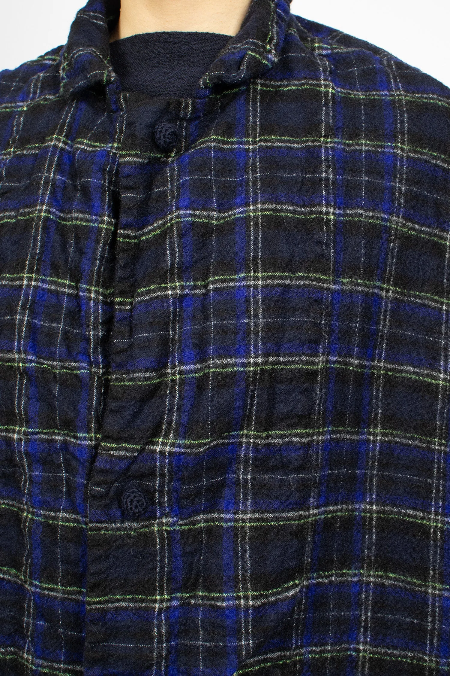 Poppy Washed Coat Tartan