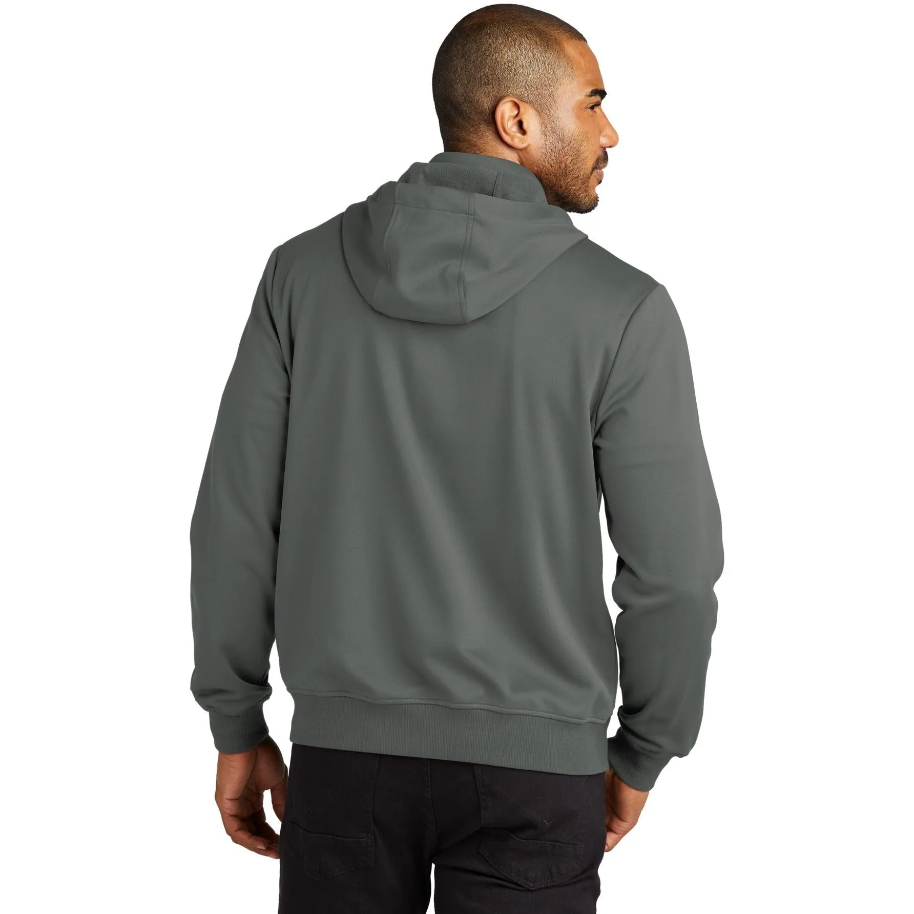 Port Authority Smooth Fleece Hooded Jacket