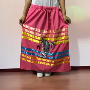 Ribbon skirt with Howling Wolf