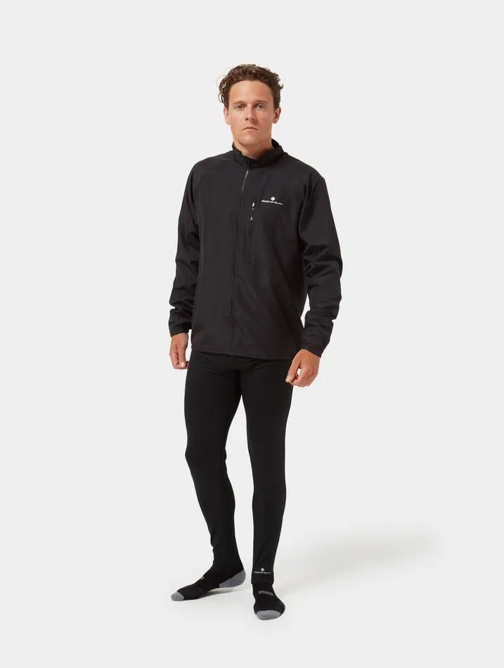 Ronhill Mens Core Running Jacket Water & Wind Resistant - Black