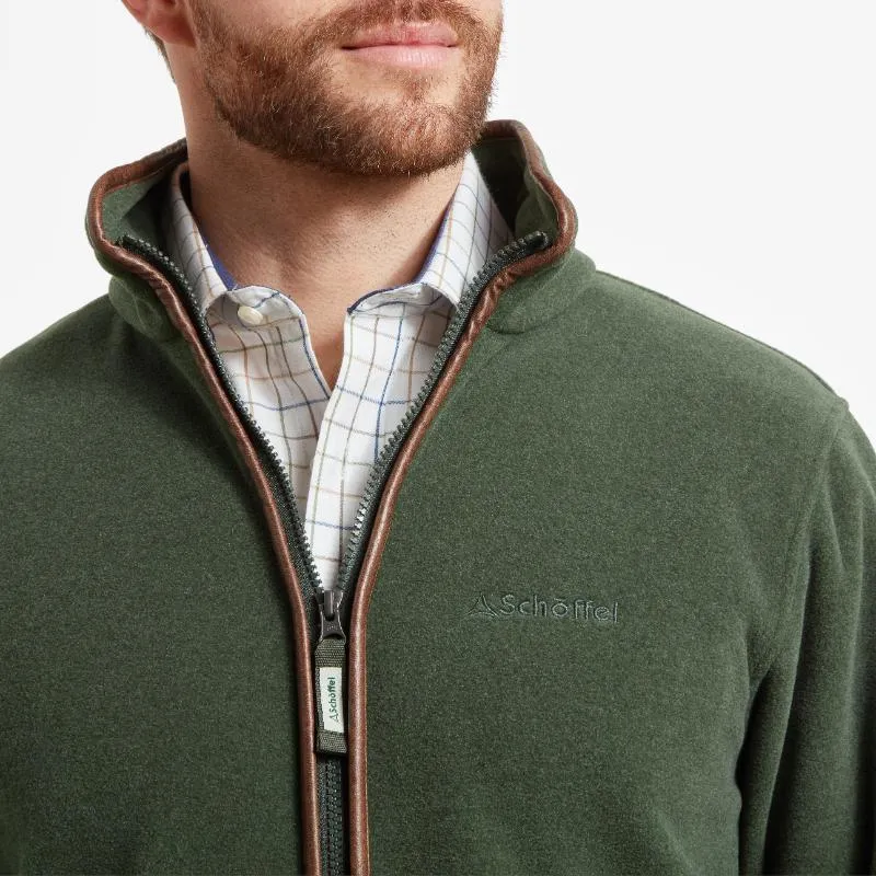 Schoffel Cottesmore Mens Fleece Jacket - Cedar Green