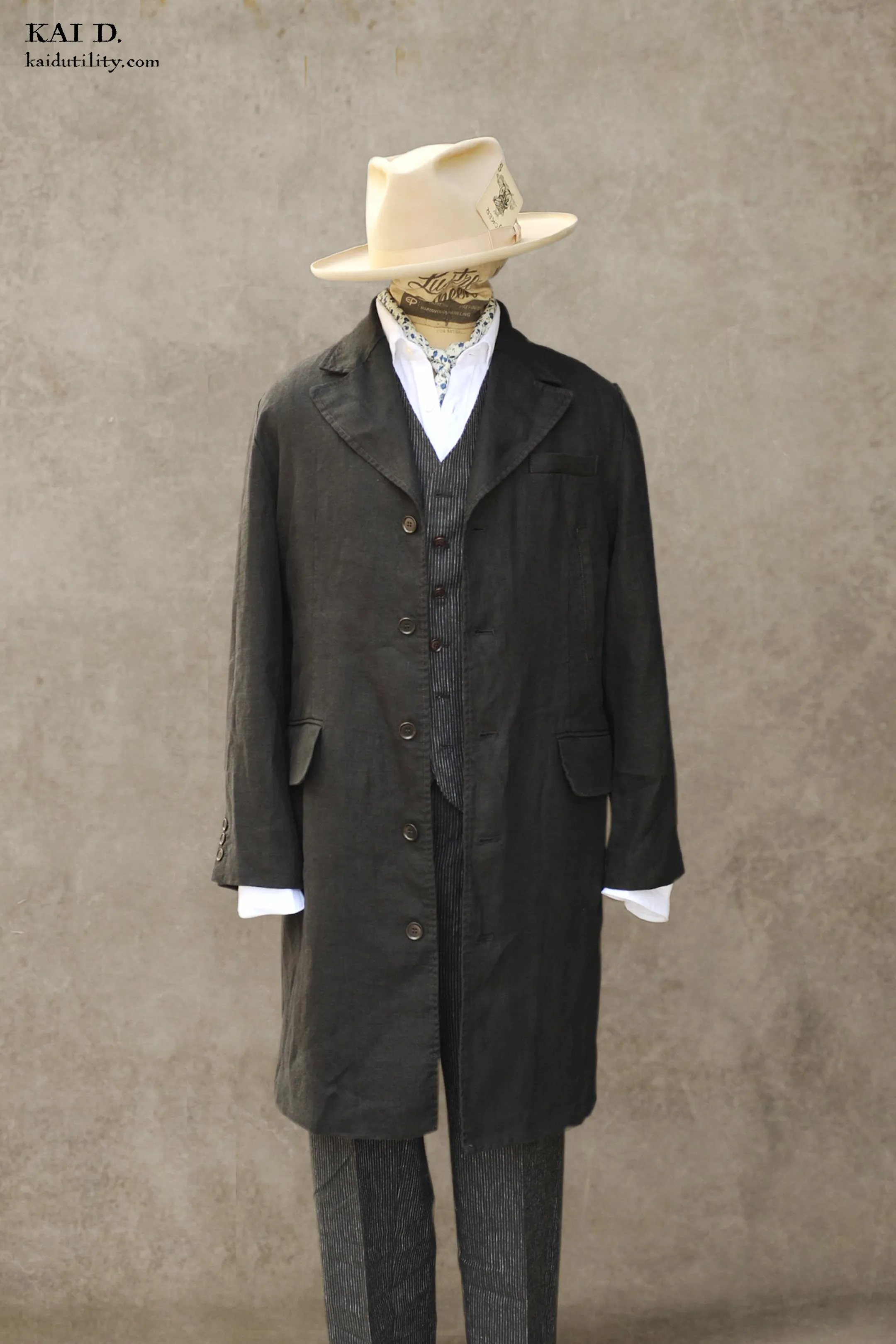 Shelby Coat - Garment Dyed Linen - M, L