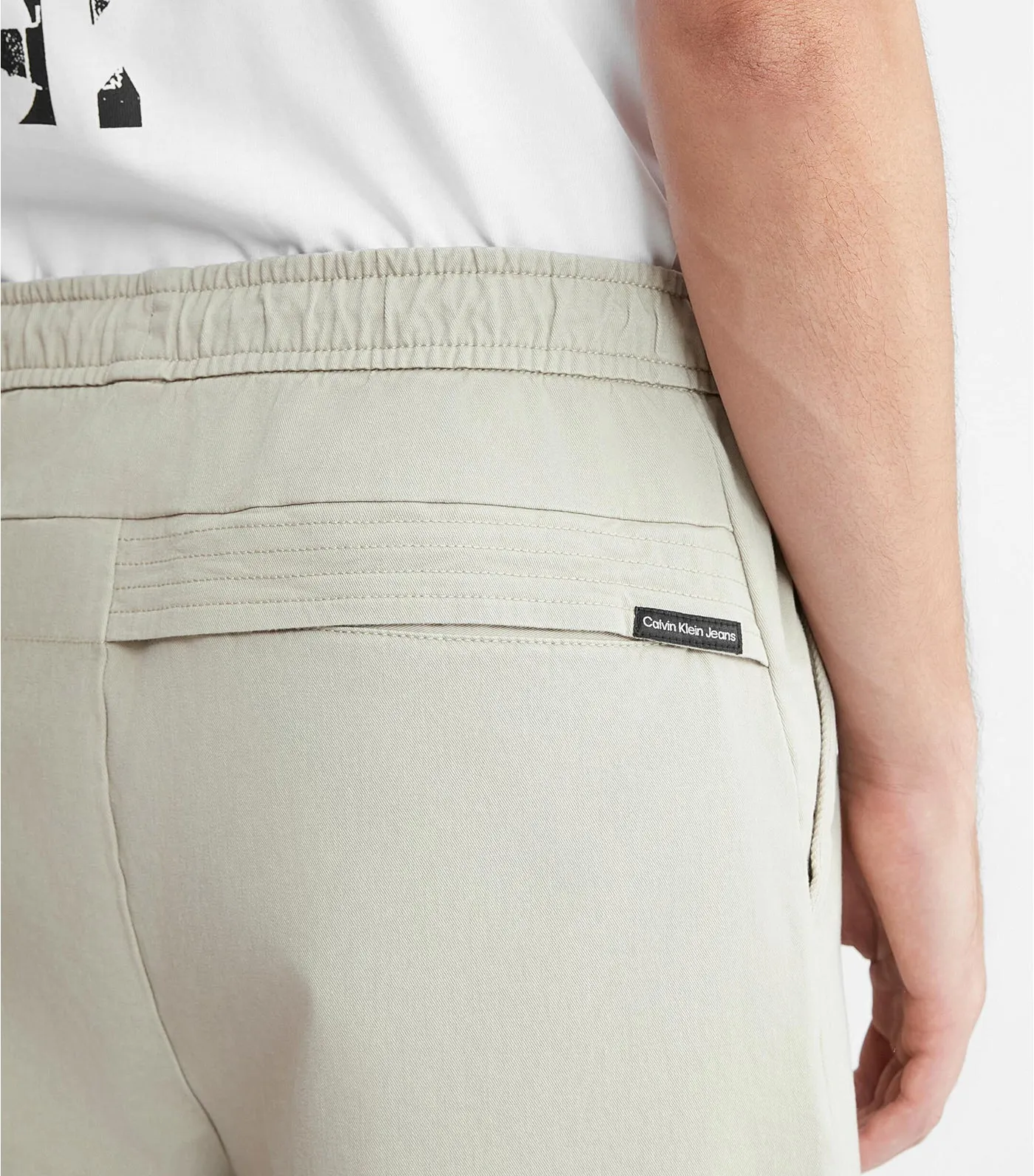 Slim Drawcord Chinos Plaza Taupe