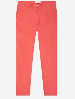 Slim Sunfaded Chinos Sunset Pink