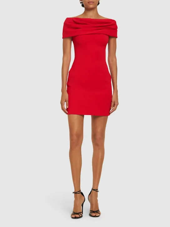 Solace London   Neve crepe mini dress 