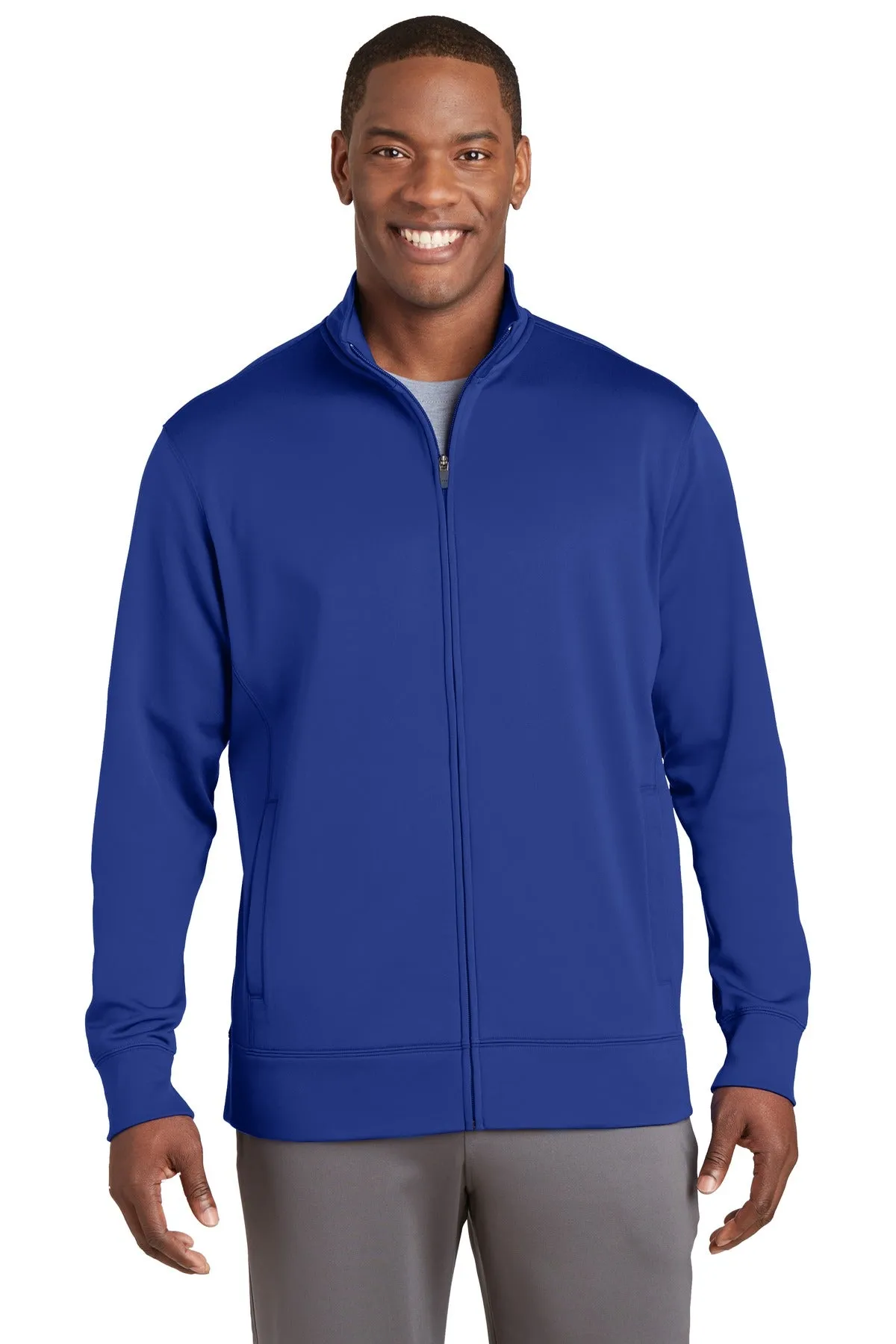 Sport-Tek® Sport-Wick® Fleece Full-Zip Jacket.  ST241