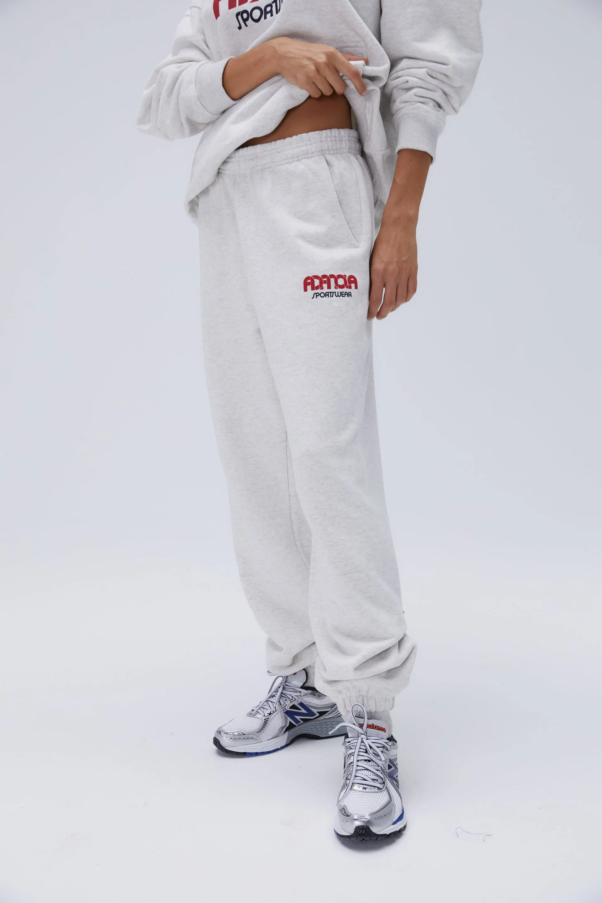 Sportswear Sweatpants - Light Grey Melange