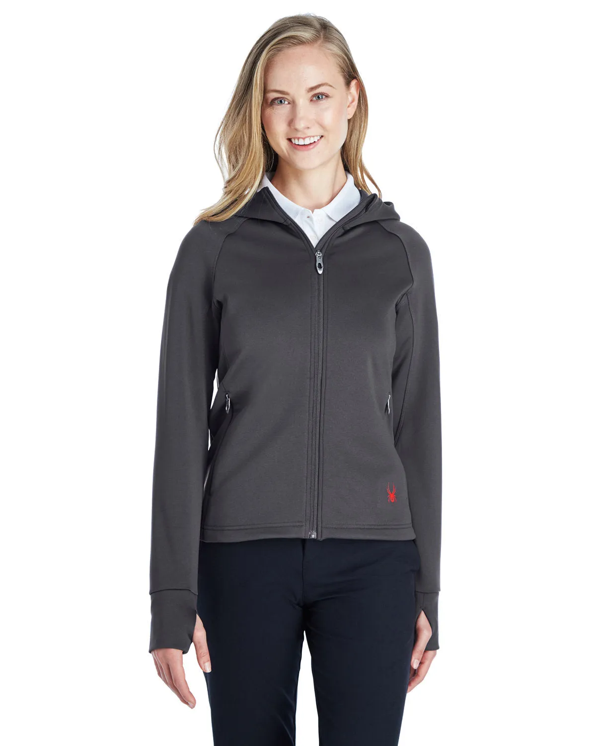 Spyder Ladies Hayer Full-Zip Hooded Fleece Jacket