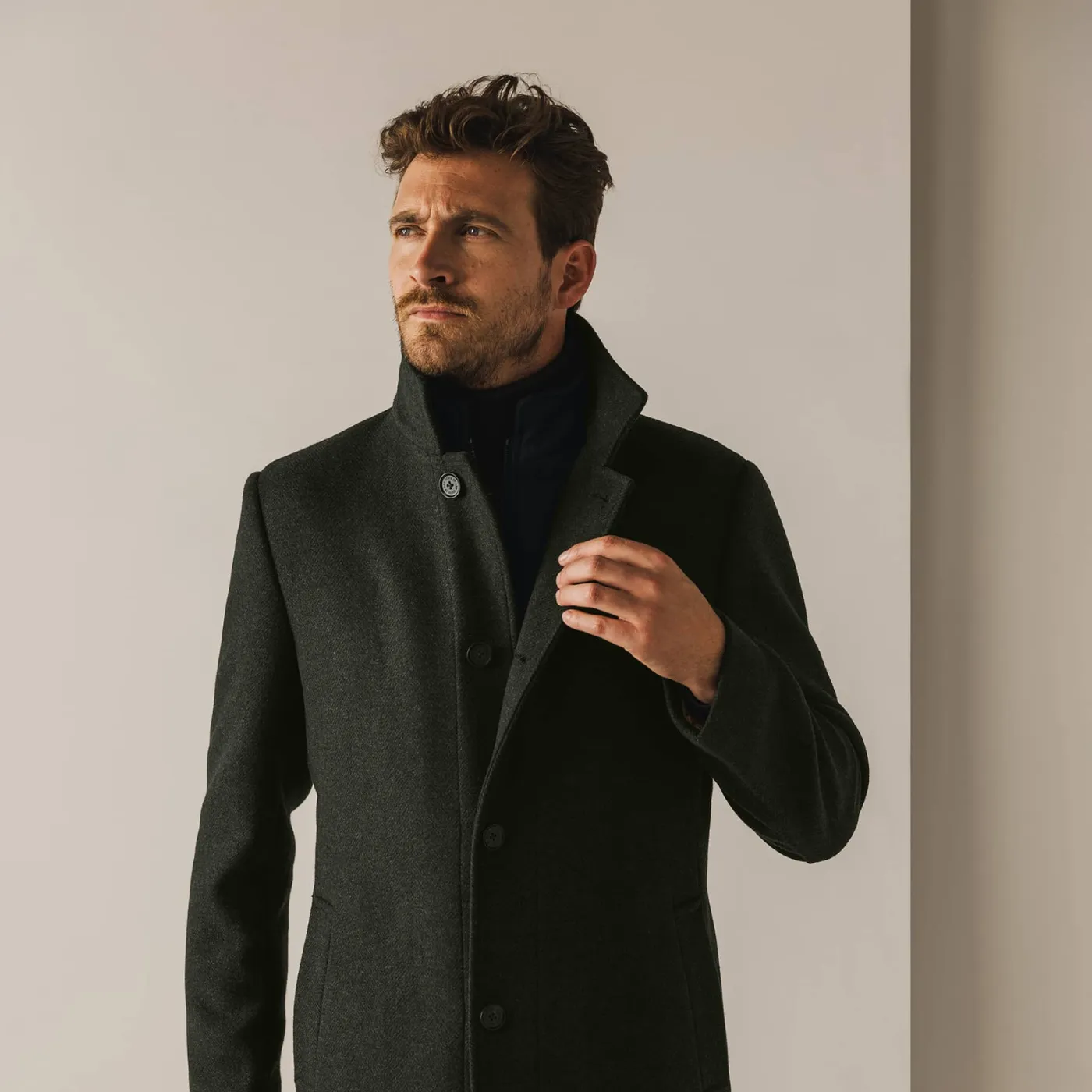 State of Art Men's - Jacket Plain Coat