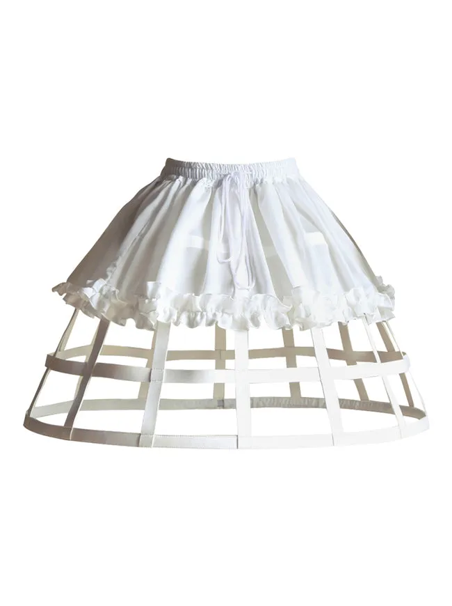 Steampunk Steel Boned Short Crinoline Birdcage Petticoat