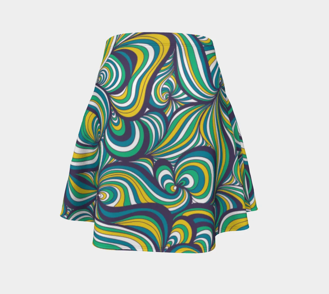 Swirl Flare Skirt