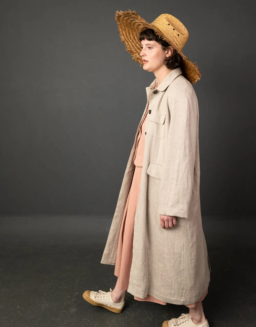 The September Overcoat / Duster Coat, Merchant & Mills Sewing Pattern UK6-18