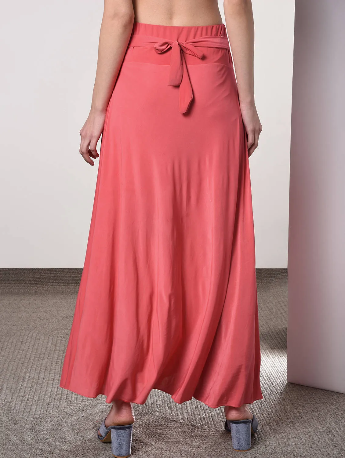 Tie knot maxi dress