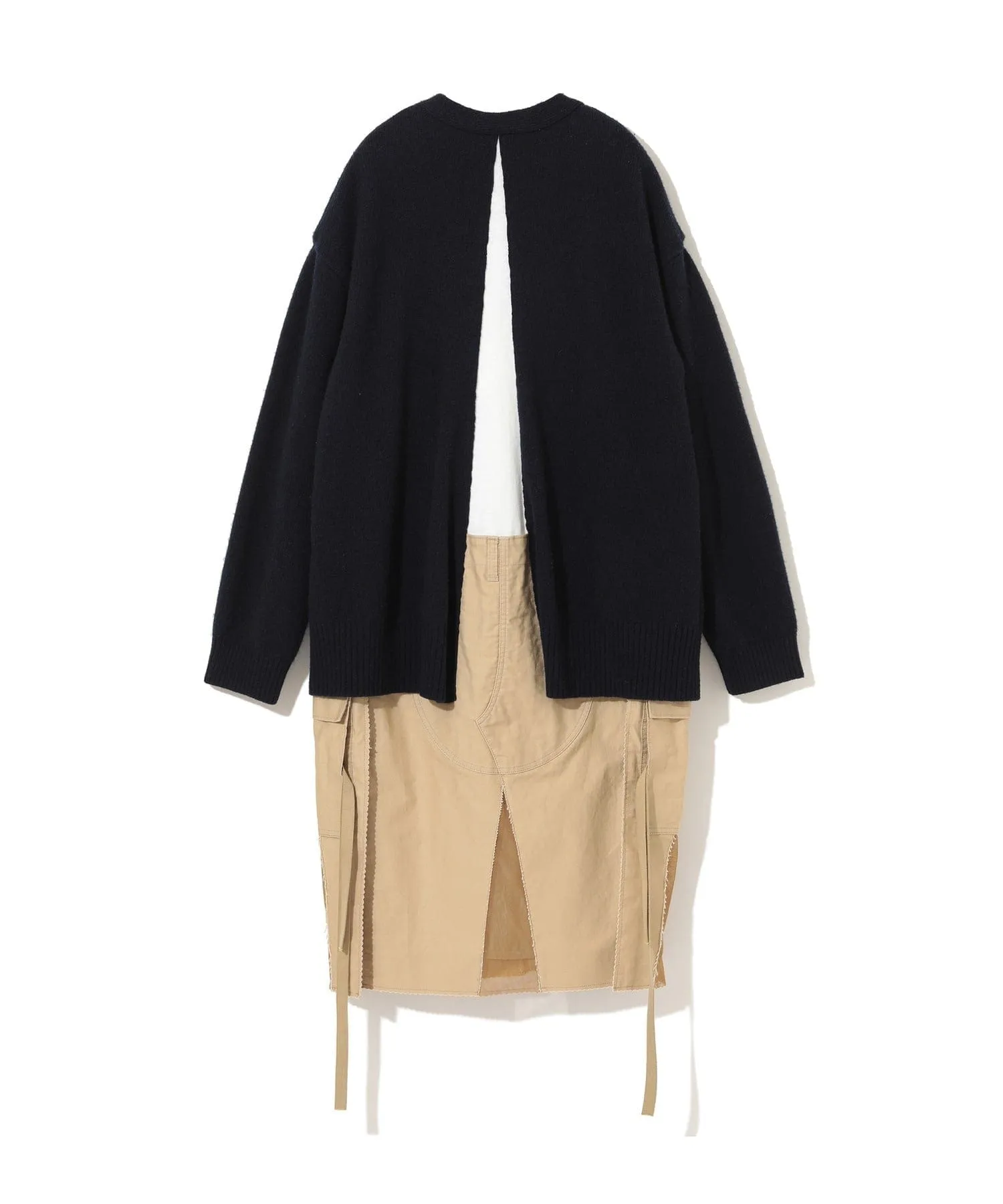 Undercover Navy/Khaki multilayer  Coat