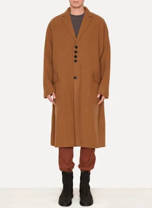 Virgin Wool Melton Oversize Coat Copernico