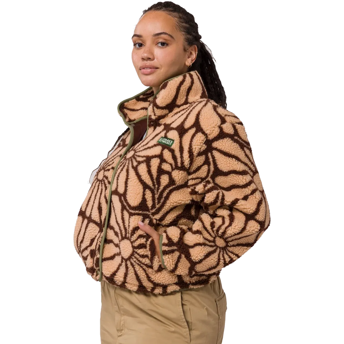 Women's Desert Wildflowers Fleece Jacket