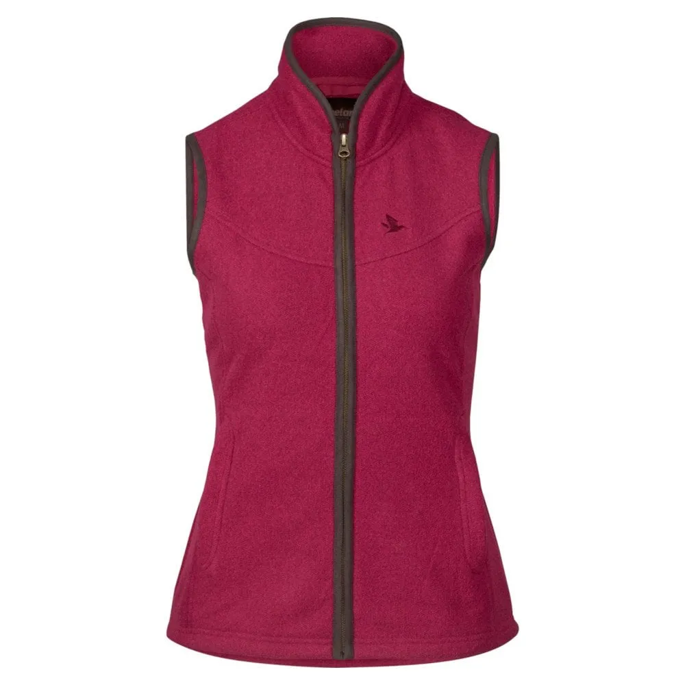 Woodcock Ladies Fleece Waistcoat - Classic Burgundy by Seeland